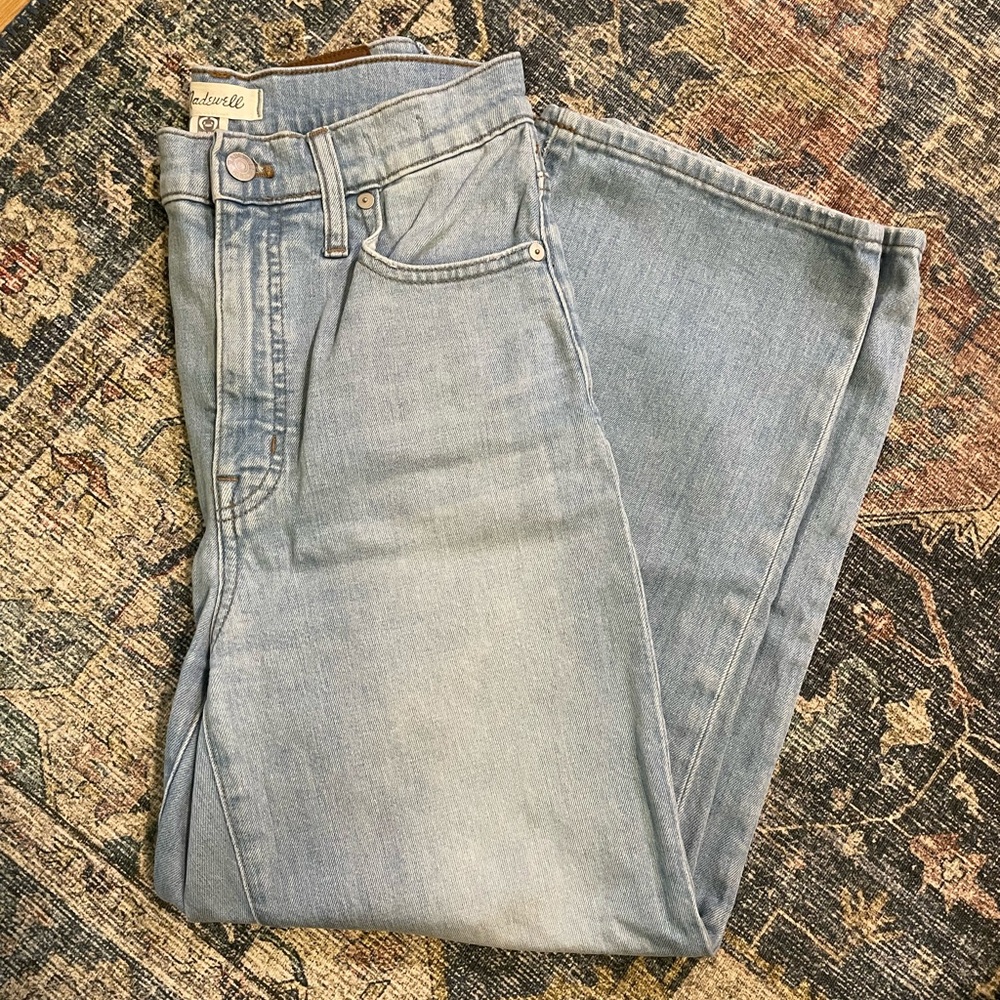 Madewell slim wide leg crop 27